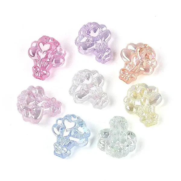 UV Plating Transparent Acrylic Beads