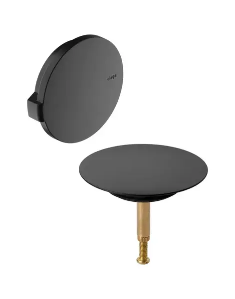 Keuco - Vrchná súprava k vaňovej odtokovej a prepadovej súprave, matná čierna 59930370070