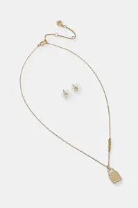 Náušnice a náhrdelník Dkny