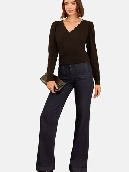 love & roses Blúzka  čierna