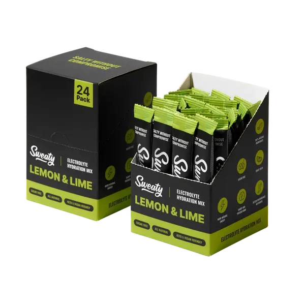 SWEATY Electrolyte Hydration Mix Lemon & Lime 24 x 6 g