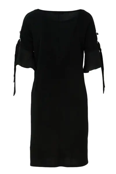 Desigual černé šaty s krátkými rukávy
