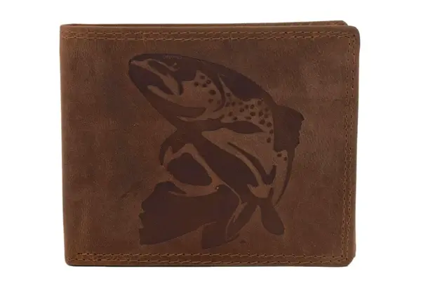 Mercucio peněženka světlehnědá embos pstruh