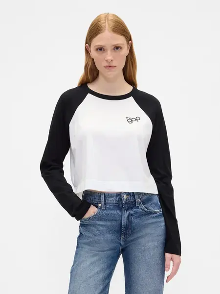 GAP Crop T-shirt with logo - Women's