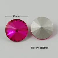 Glass Pointed Back Rhinestone