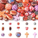48Pcs Handmade Porcelain Beads