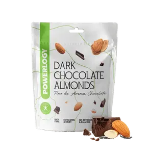 POWERLOGY Dark Chocolate Almonds 100 g
