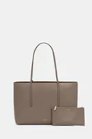 Kabelka Calvin Klein hnědá barva, LV04F3274G