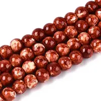 Baking Paint Glass Beads Strands