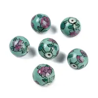 Famille Rose Porcelain Beads