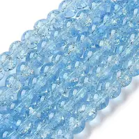 Crackle Glass Beads Strands