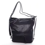Dámská trendová kabelka batoh přes rameno Estefani, černá