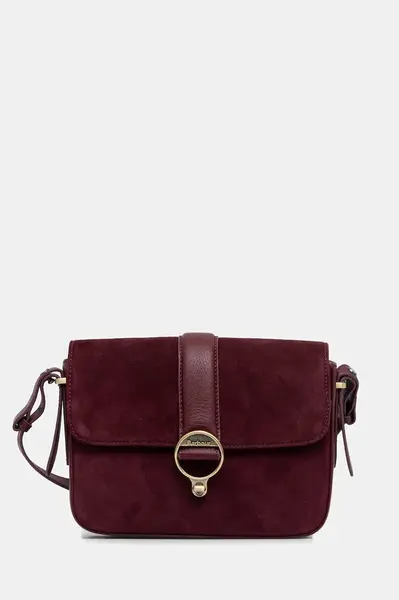 Semišová kabelka Barbour Rosa