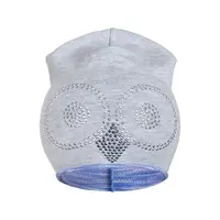 New Baby Jarní čepička  sova šedo-zelená, vel. 86/92