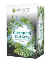 MEGAFYT Čierny čaj Earl Grey vrecúška 20 x 2 g