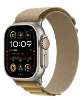 APPLE Watch Ultra 2 (2024) 49mm Přírodní titan se žlutohnědým alpským tahem M