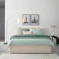 MID.YOU AMERICKÁ POSTEL, 200/200 cm, béžová