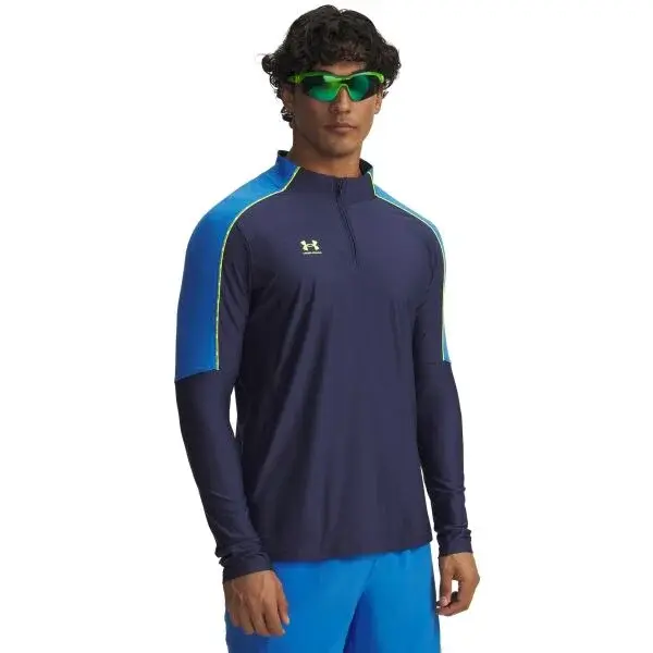Under Armour CHALLENGER PRO MIDLAYER Pánska futbalová mikina, tmavo modrá, veľkosť L