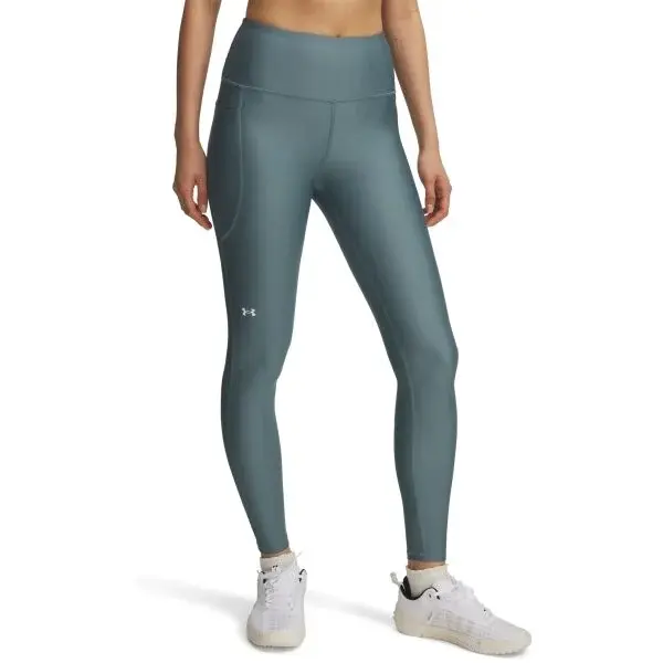 Under Armour HG ARMOUR HIRISE LEG Dámske kompresné legíny, svetlomodrá, veľkosť L