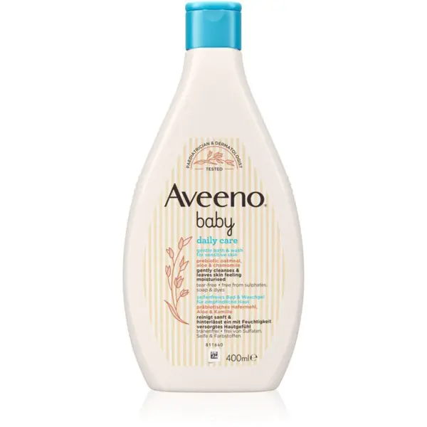 Aveeno Baby Daily Care sprchový a koupelový gel pro děti 400 ml