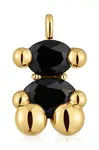 Pozlacený stříbrný přívěsek Tous Bold Bear Gem