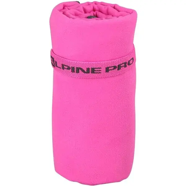 ALPINE PRO GRENDE Outdoorová osuška, růžová, velikost