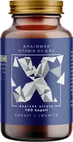 BRAINMAX Vitamin D3 & K2, D3 5000 IU / K2 jako MK7 all-trans K2VITAL®DELTA 150 mcg, rostlinných 100 kapslí