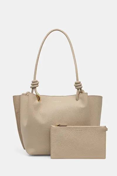 Kožená kabelka Coccinelle FINN