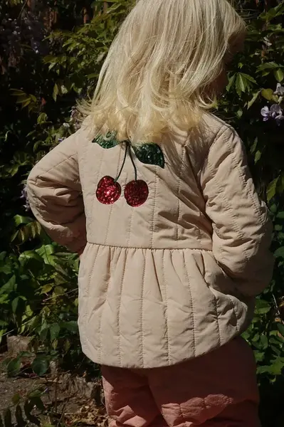 Detská bunda Konges Sløjd JUNA SEQUIN BOMBER JACKET