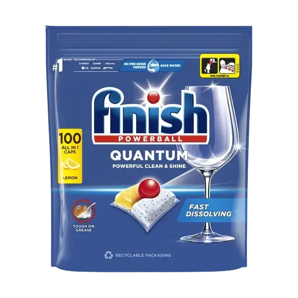 FINISH Quantum All-in-1 Lemon tablety do myčky nádobí 100 ks