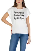 Bílé triko Morgan De Toi s potiskem