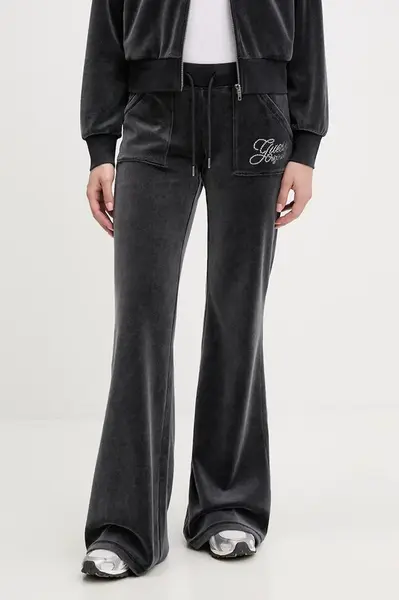 Velúrové tepláky Guess Originals