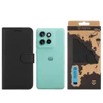 Flipové pouzdro Tactical Field Notes pro Motorola Edge 60 Neo, černá