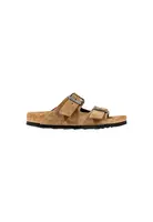 Dámske šľapky Birkenstock z brúsenej kože