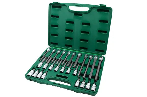 Sada hlavic XZN, 1/2”, velikosti M5-M16, 26 kusů - JONNESWAY S64H4126S