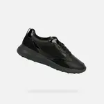 Black Women's Geox Alleniee Sneakers - Women's