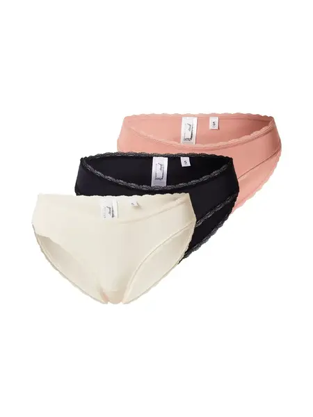 GUESS Nohavičky  staroružová / čierna