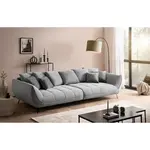 Livetastic POHOVKA BIG SOFA, textil, světle šedá