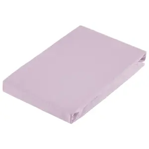 Dieter Knoll ELASTICKÉ PROSTĚRADLO, žerzej, růžová, 200/220 cm
