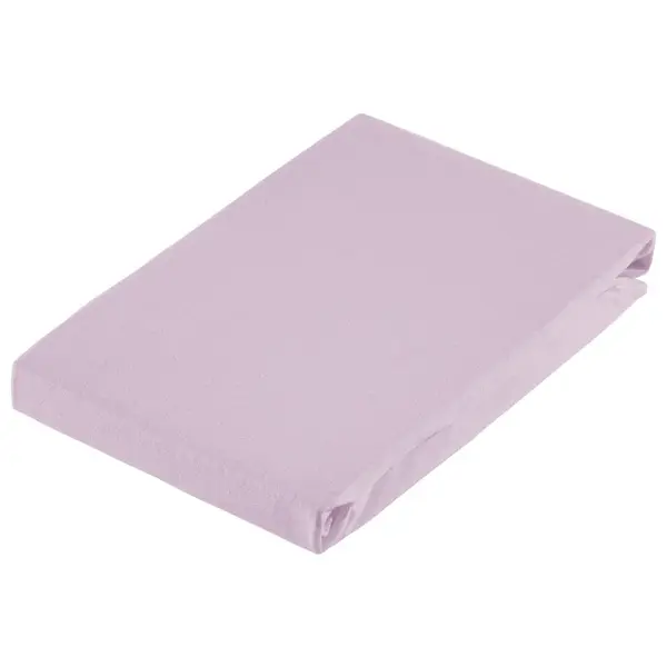 Dieter Knoll ELASTICKÉ PROSTĚRADLO, žerzej, růžová, 200/220 cm