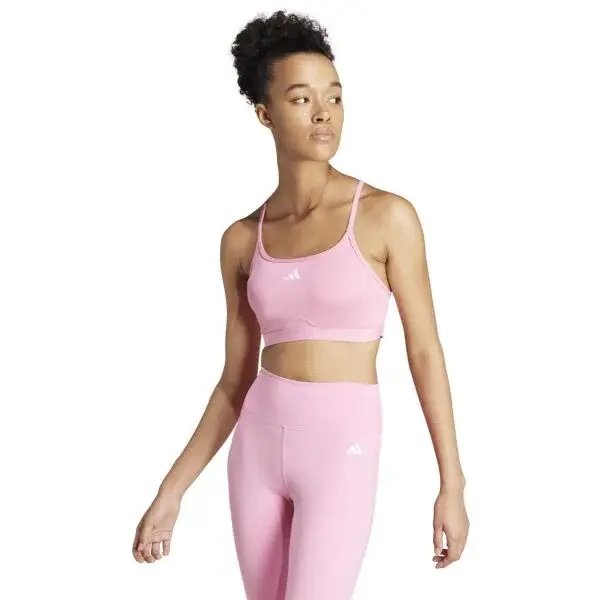 adidas AEROREACT TRAINING BRA Dámska športová podprsenka, ružová, veľkosť M C-D