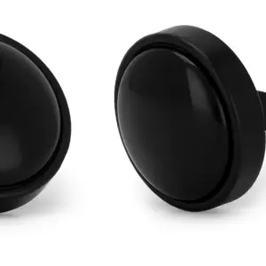 Troli Elegantné čierne manžetové gombíky