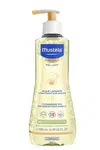 Mustela Detský sprchový a kúpeľový olej na suchú pokožku (Cleansing Oil) 500 ml