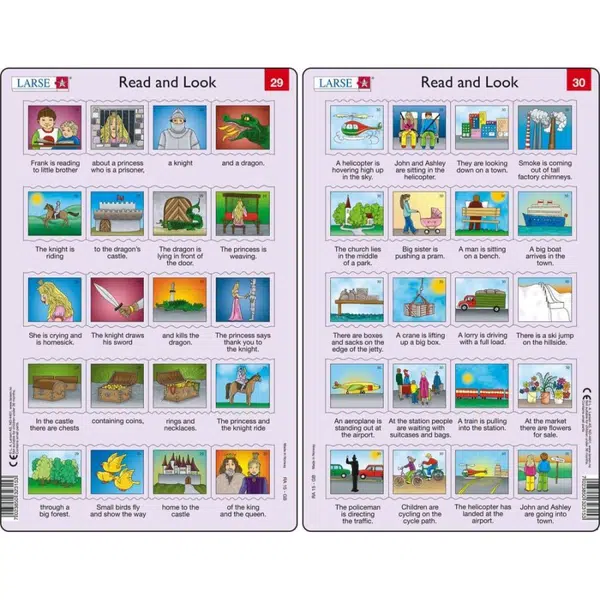 Puzzle Angličtina - dlhšie vety RA15 20 dielikov