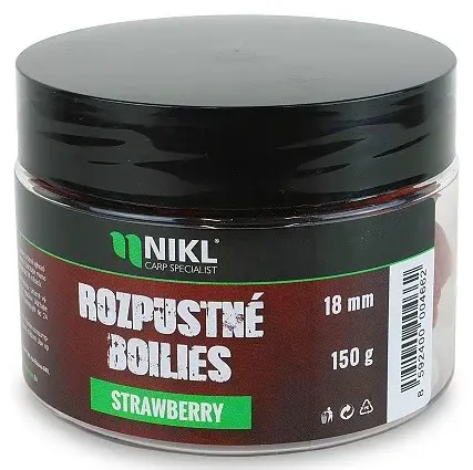 Nikl rozpustné boilies strawberry 150 g - 24 mm