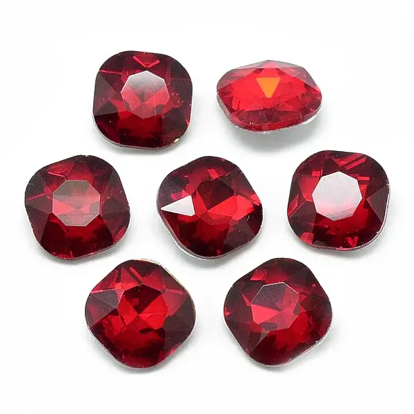 Pointed Back Glass Rhinestone Cabochons