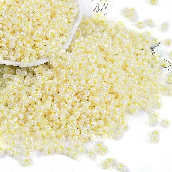 Opaque Colours Luster Glass Seed Beads