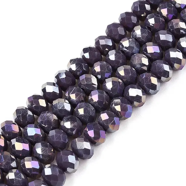Electroplate Glass Beads Strands