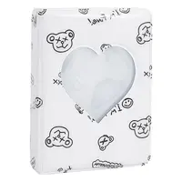 3 Inch PVC Mini Photo Album with Heart Window