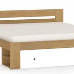 Manželská posteľ rea larisa 180x200cm s nočnými stolíkmi - buk
